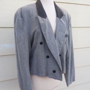 Vintage Gray Blazer By Inprivate Studio MEDIUM